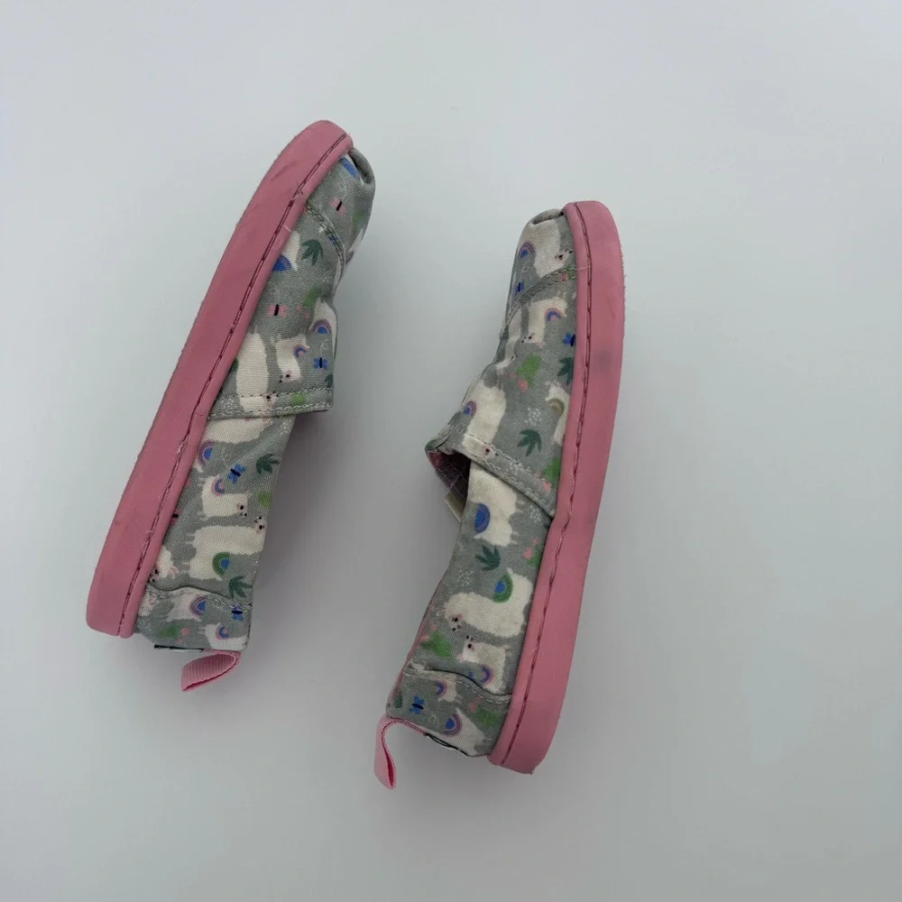 Toms Girls Alpargata Espadrilles Grey